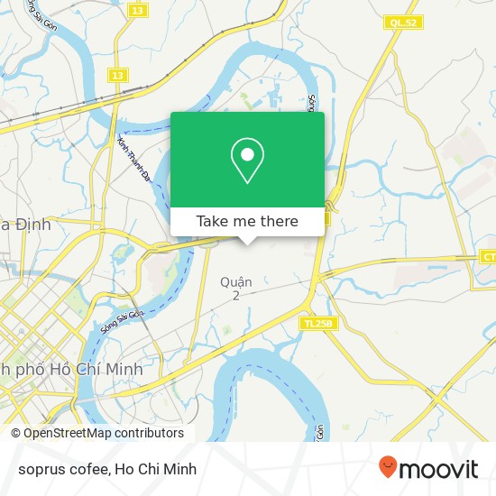 soprus cofee map