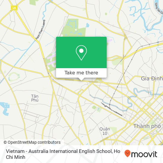 Vietnam - Australia International English School map