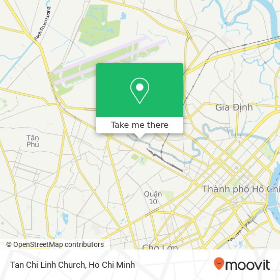 Tan Chi Linh Church map