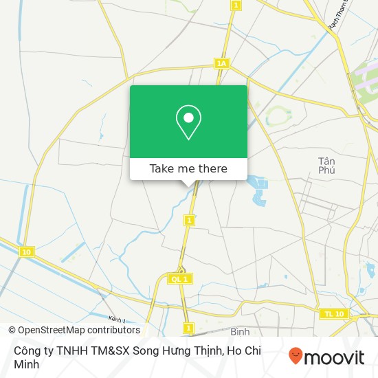 Công ty TNHH TM&SX Song Hưng Thịnh map