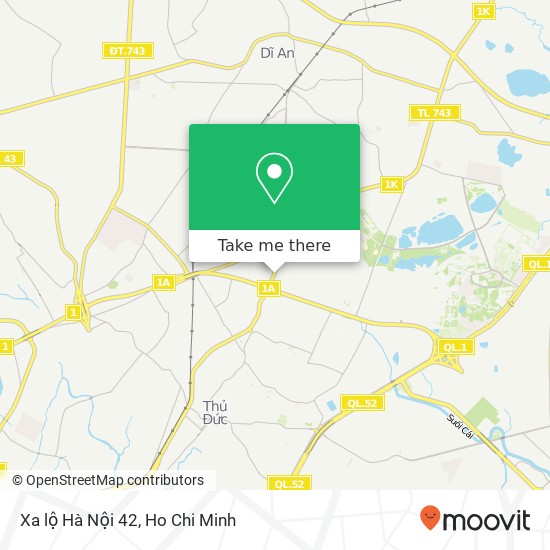 Xa lộ Hà Nội 42 map