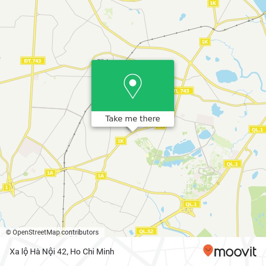 Xa lộ Hà Nội 42 map