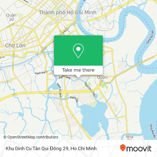 Khu Dinh Cu Tân Qui Đông 29 map