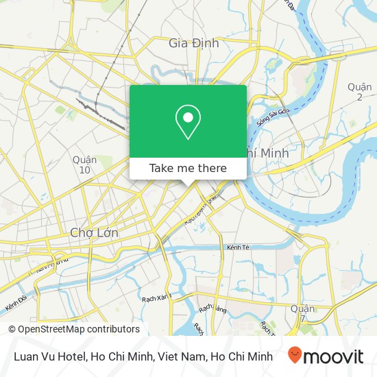 Luan Vu Hotel, Ho Chi Minh, Viet Nam map