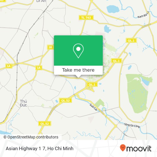 Asian Highway 1 7 map