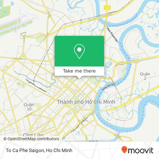 To Ca Phe Saigon map