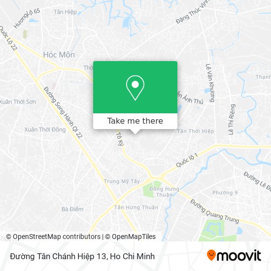 Đường Tân Chánh Hiệp 13 map