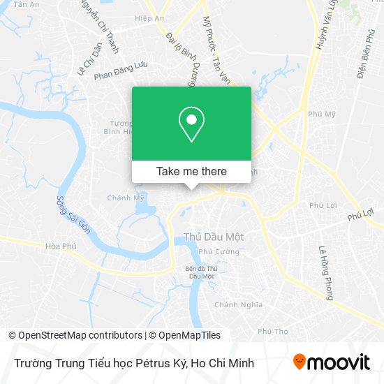 Trường Trung Tiểu học Pétrus Ký map