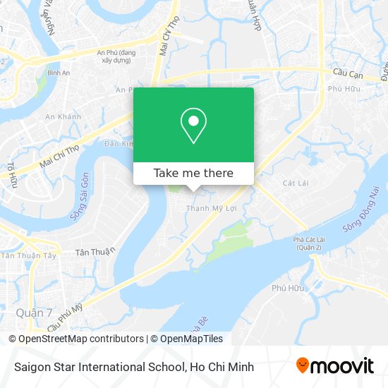 Saigon Star International School map