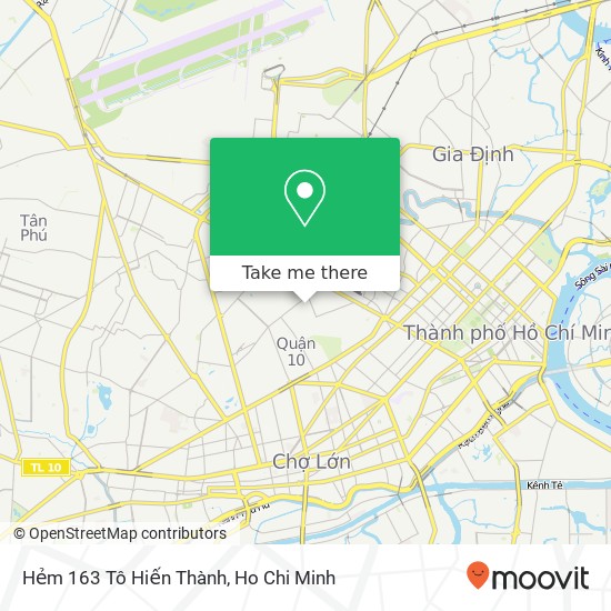 Hẻm 163 Tô Hiến Thành map