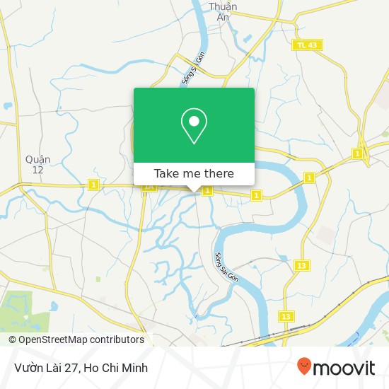 Vườn Lài 27 map