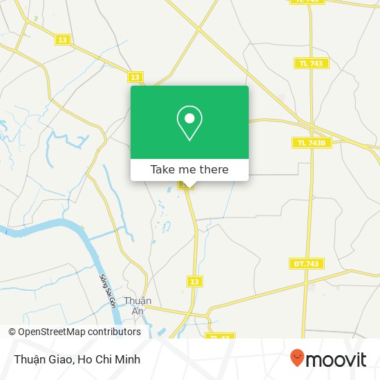 Thuận Giao map