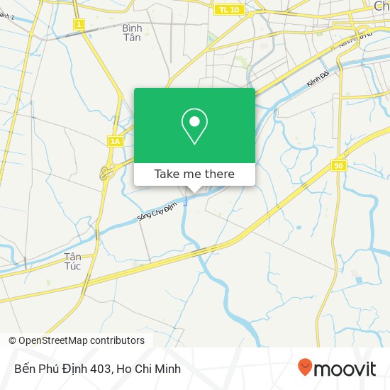 Bến Phú Định 403 map