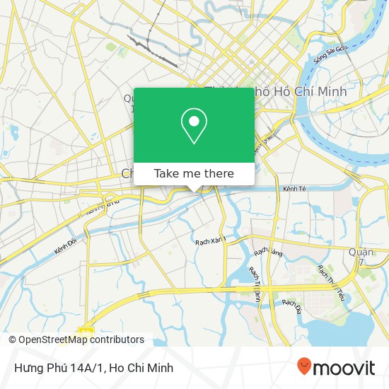 Hưng Phú 14A/1 map