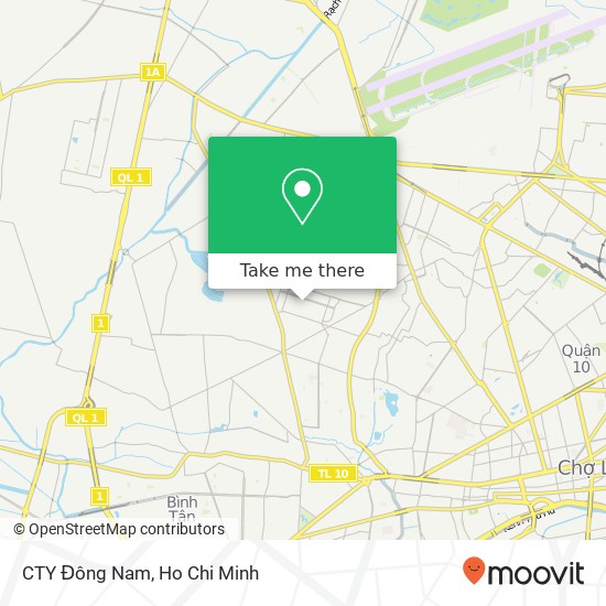 CTY Đông Nam map