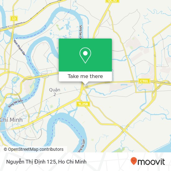 Nguyễn Thị Định 125 map