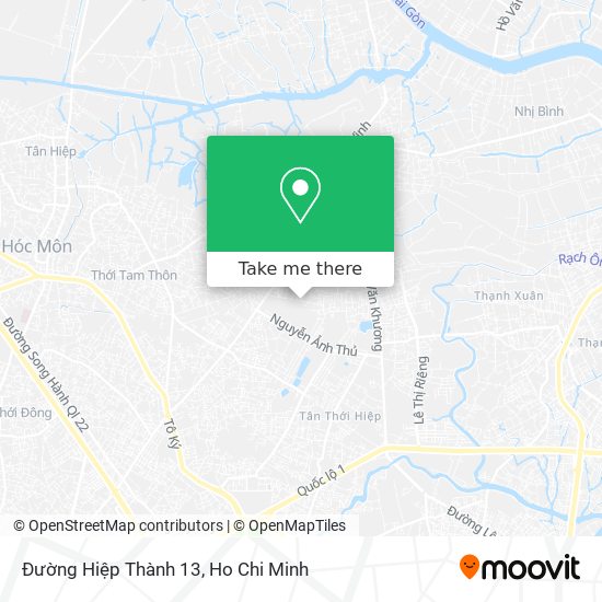 Đường Hiệp Thành 13 map