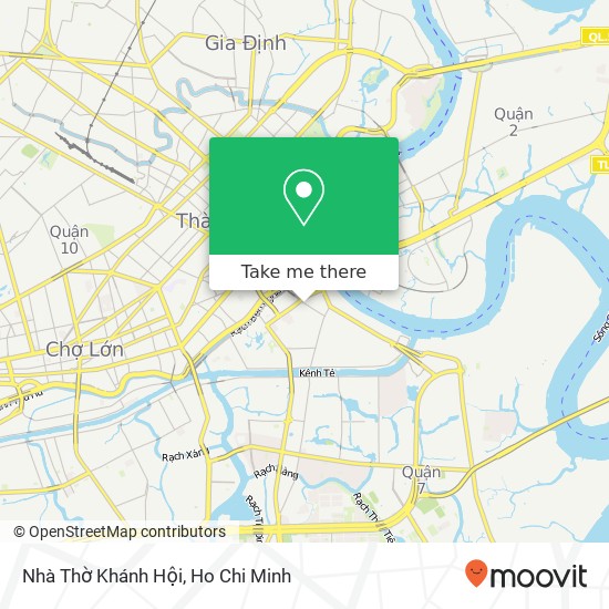 Nhà Thờ Khánh Hội map