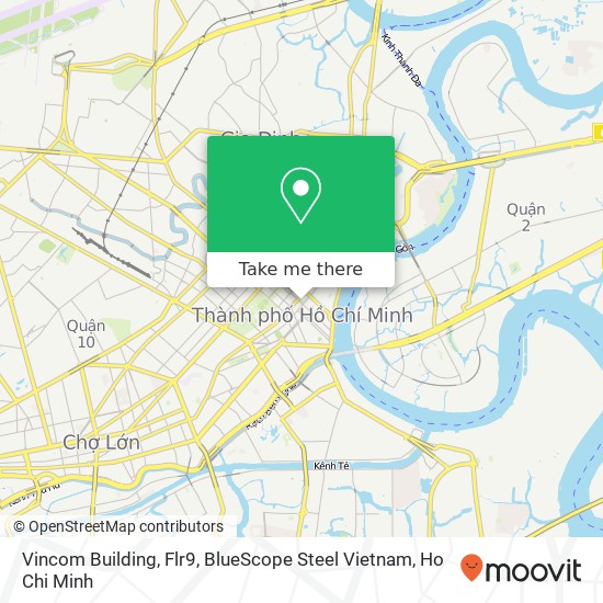 Vincom Building, Flr9, BlueScope Steel Vietnam map