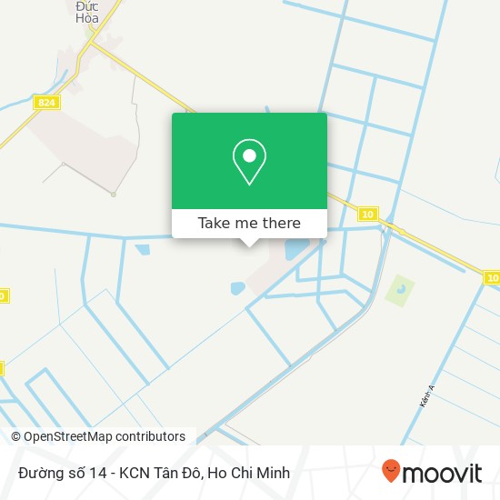 Đường số 14 - KCN Tân Đô map