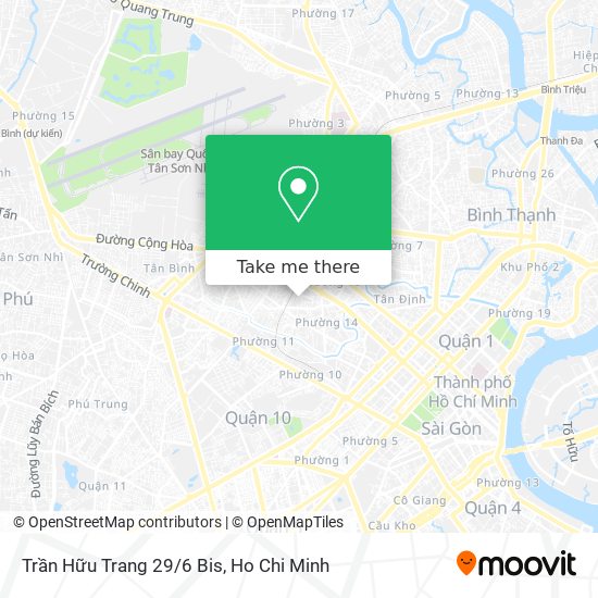 Trần Hữu Trang 29/6 Bis map