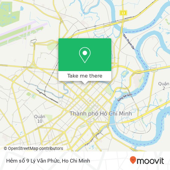 Hẻm số 9 Lý Văn Phức map