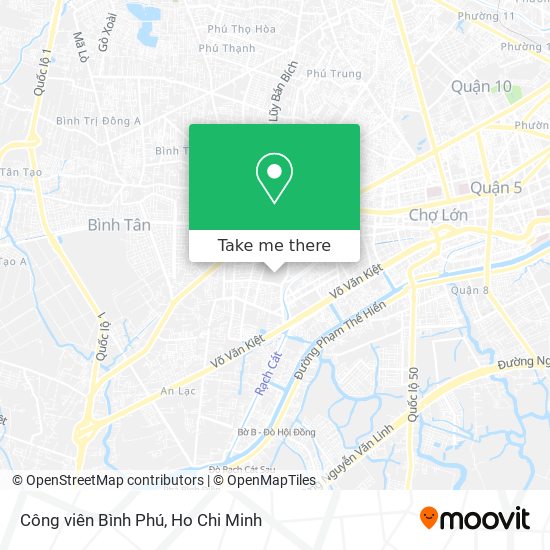 Công viên Bình Phú map