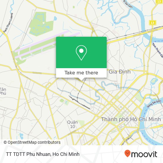 TT TDTT Phu Nhuan map