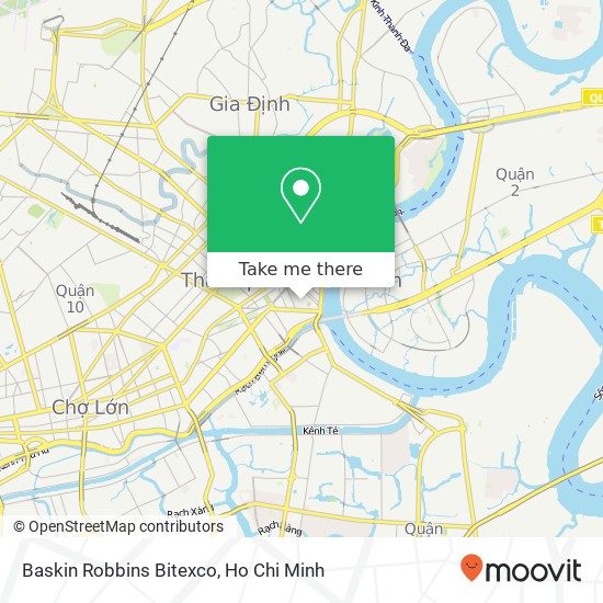 Baskin Robbins Bitexco map