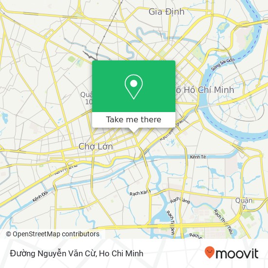 Đường Nguyễn Văn Cừ map