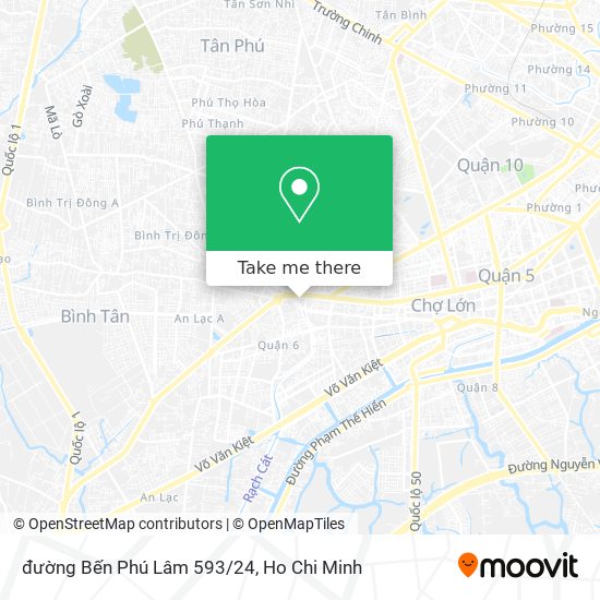 đường Bến Phú Lâm 593/24 map