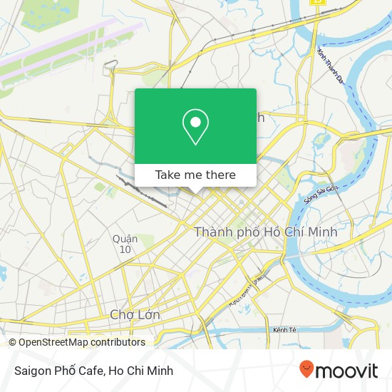 Saigon Phố Cafe map
