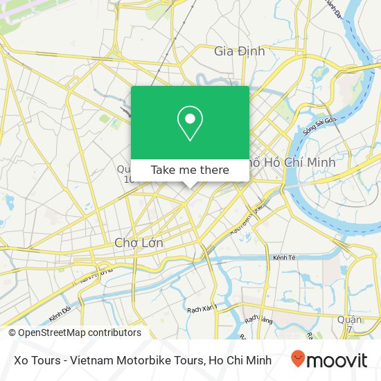 Xo Tours - Vietnam Motorbike Tours map