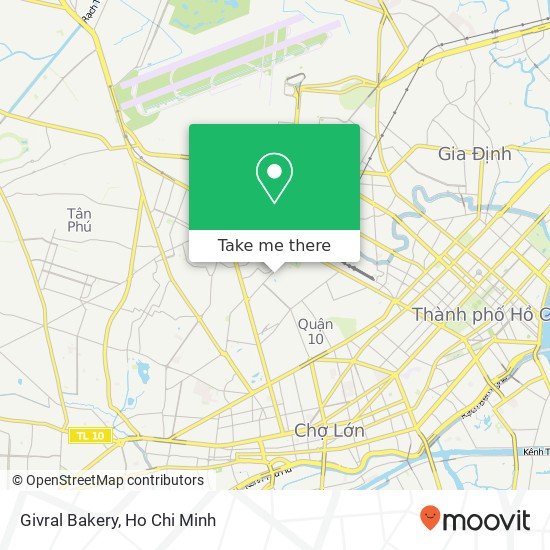 Givral Bakery map