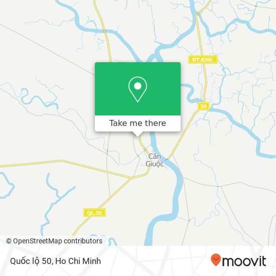 Quốc lộ 50 map