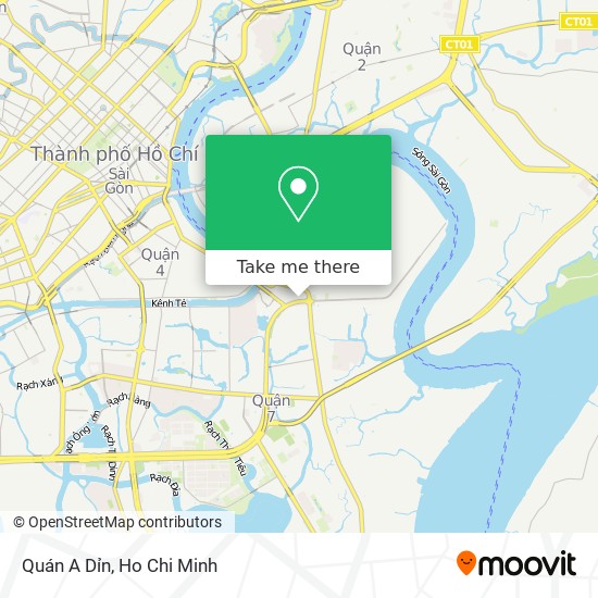 Quán A Dỉn map