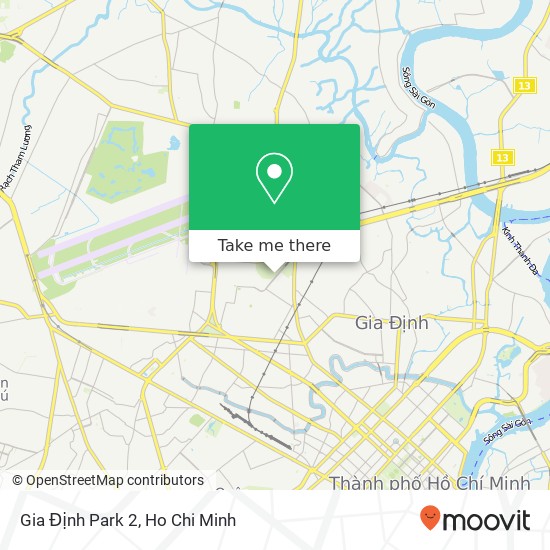 Gia Định Park 2 map