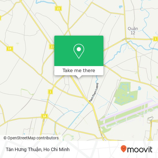 Tân Hưng Thuận map