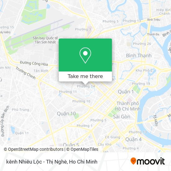 kênh Nhiêu Lộc - Thị Nghè map