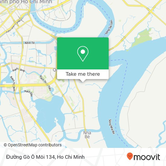 Đường Gò Ô Môi 134 map