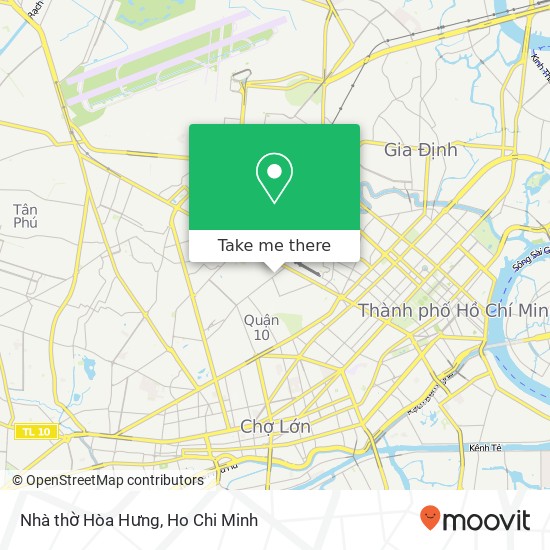 Nhà thờ Hòa Hưng map