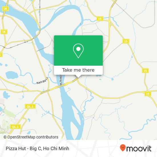 Pizza Hut - Big C map