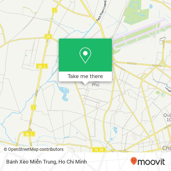 Bánh Xèo Miền Trung map