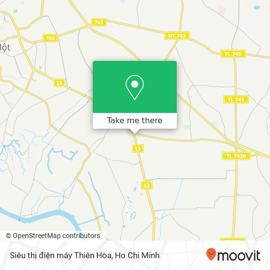 Siêu thị điện máy Thiên Hòa map