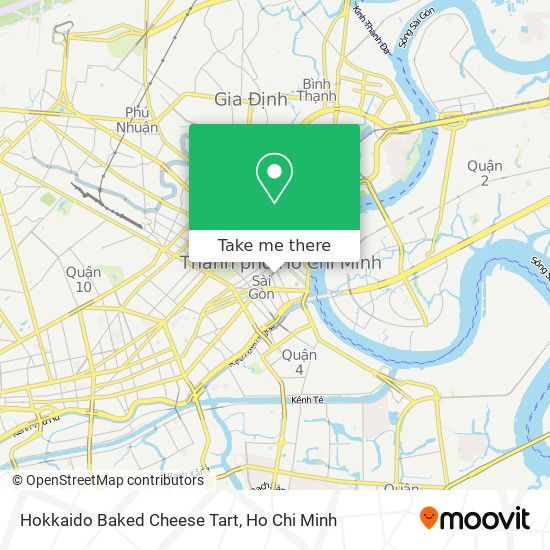 Hokkaido Baked Cheese Tart map