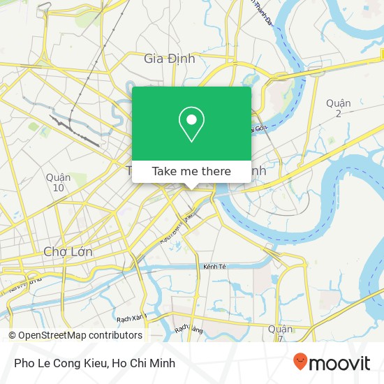 Pho Le Cong Kieu map