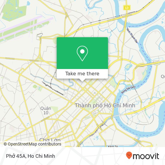 Phở 45A map