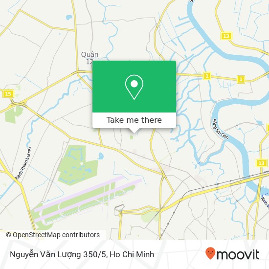 Nguyễn Văn Lượng 350/5 map
