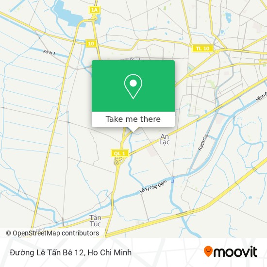 Đường Lê Tấn Bê 12 map