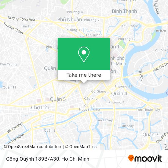 Cống Quỳnh 189B/A30 map